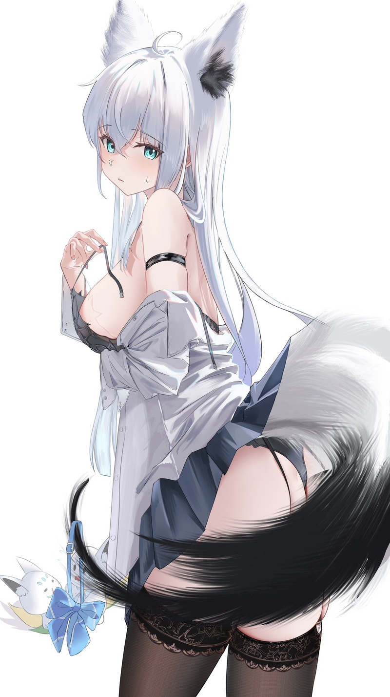 【二次】猫耳、狐耳などが生えたケモミミっ娘たちのエロ画像 Part１２３