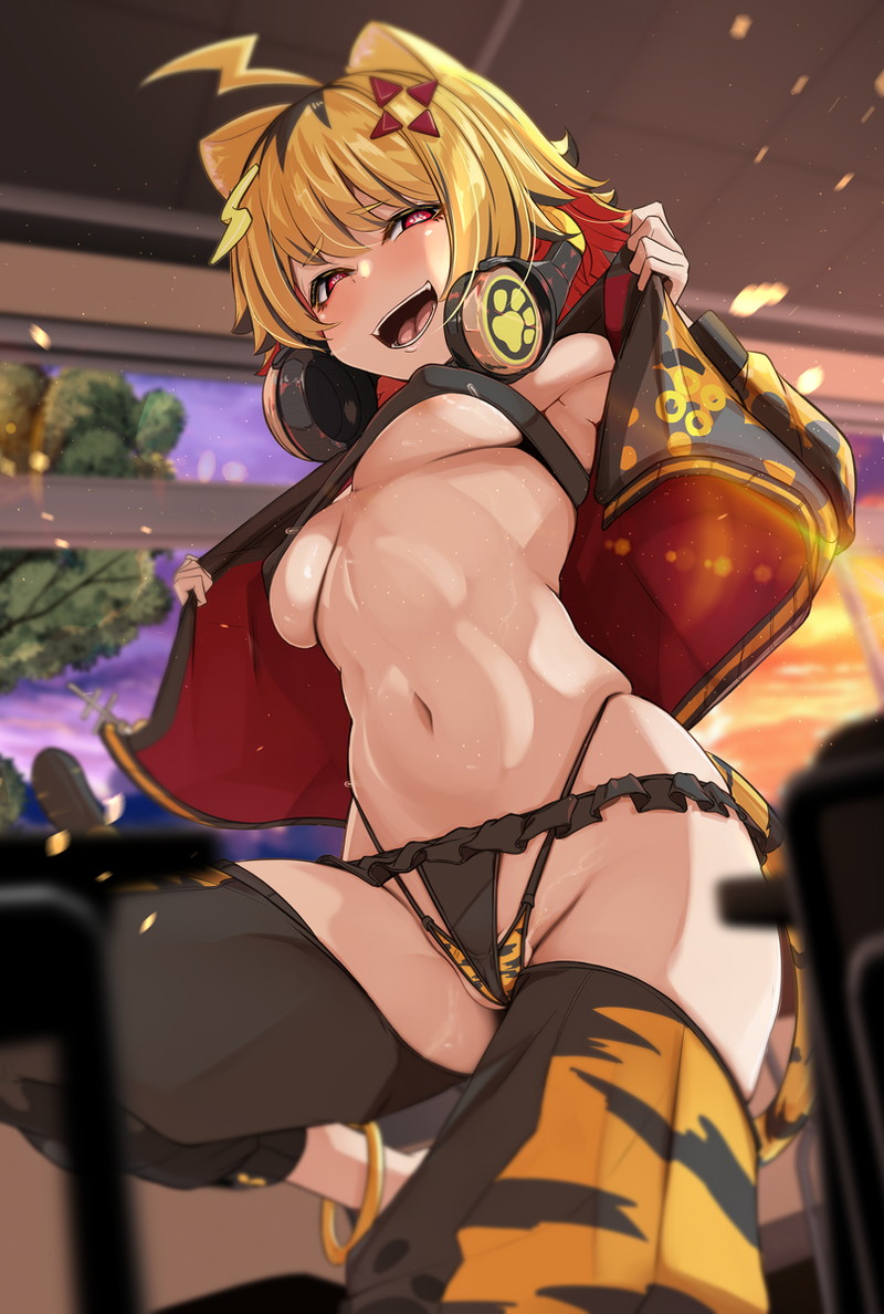 【二次】猫耳、狐耳などが生えたケモミミっ娘たちのエロ画像 Part１２４