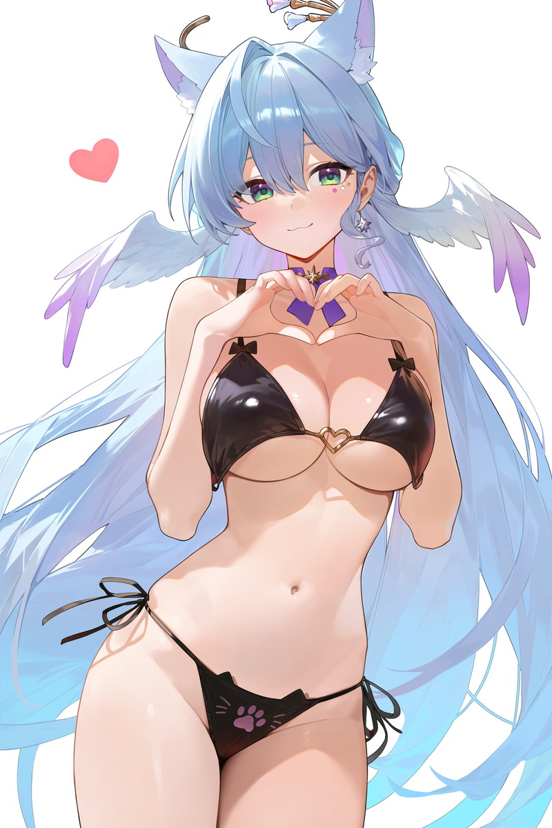 【二次】猫耳、狐耳などが生えたケモミミっ娘たちのエロ画像 Part１２５