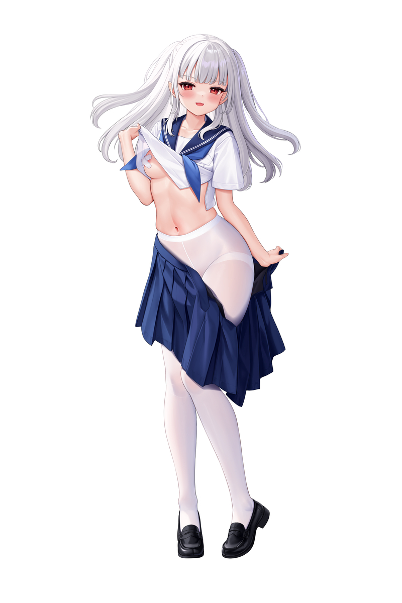 【二次】白髪、銀髪の女の子のエロ画像 Part８２