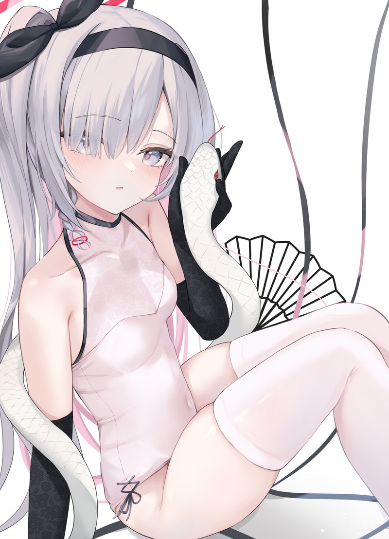 【二次】白髪、銀髪の女の子のエロ画像 Part８２