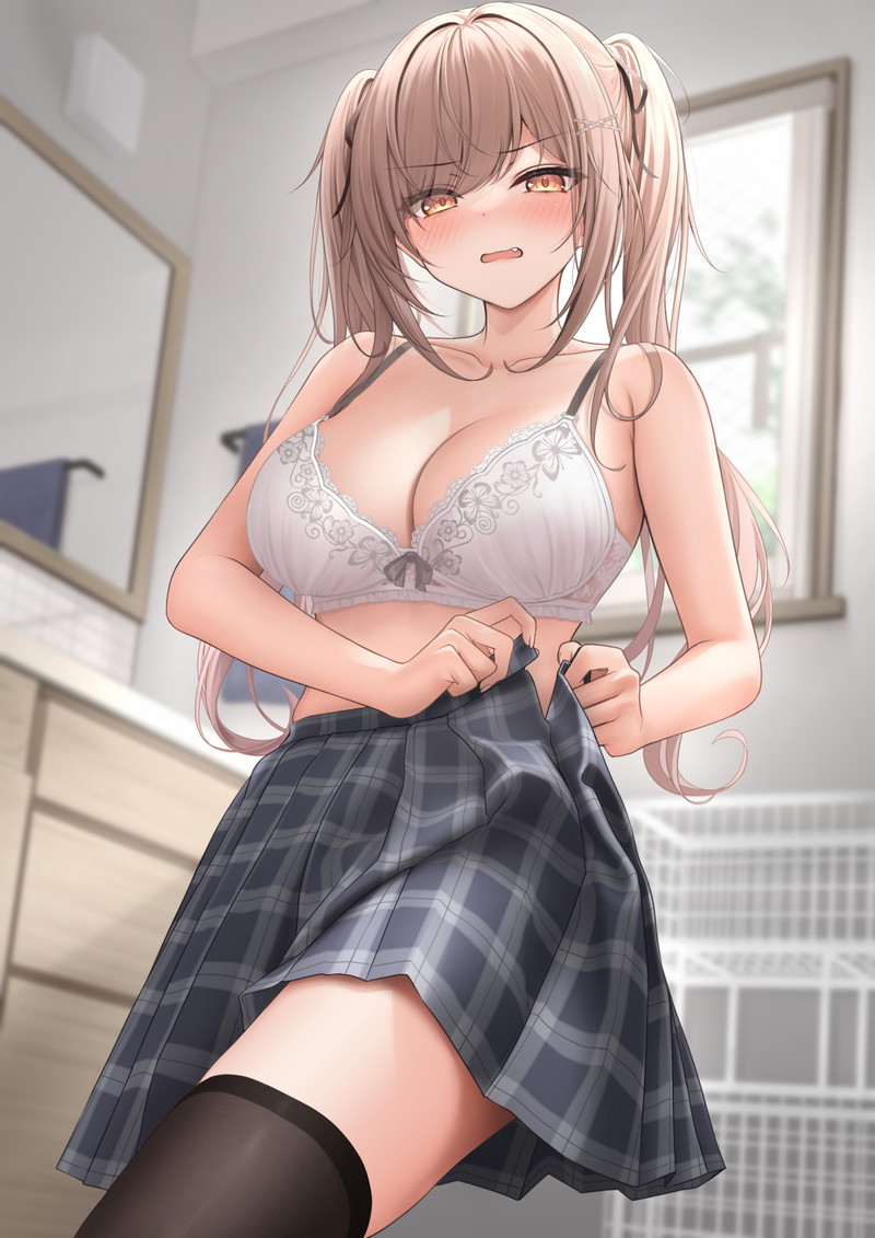 【二次】女の子が着替え中のエロ画像まとめ Part９