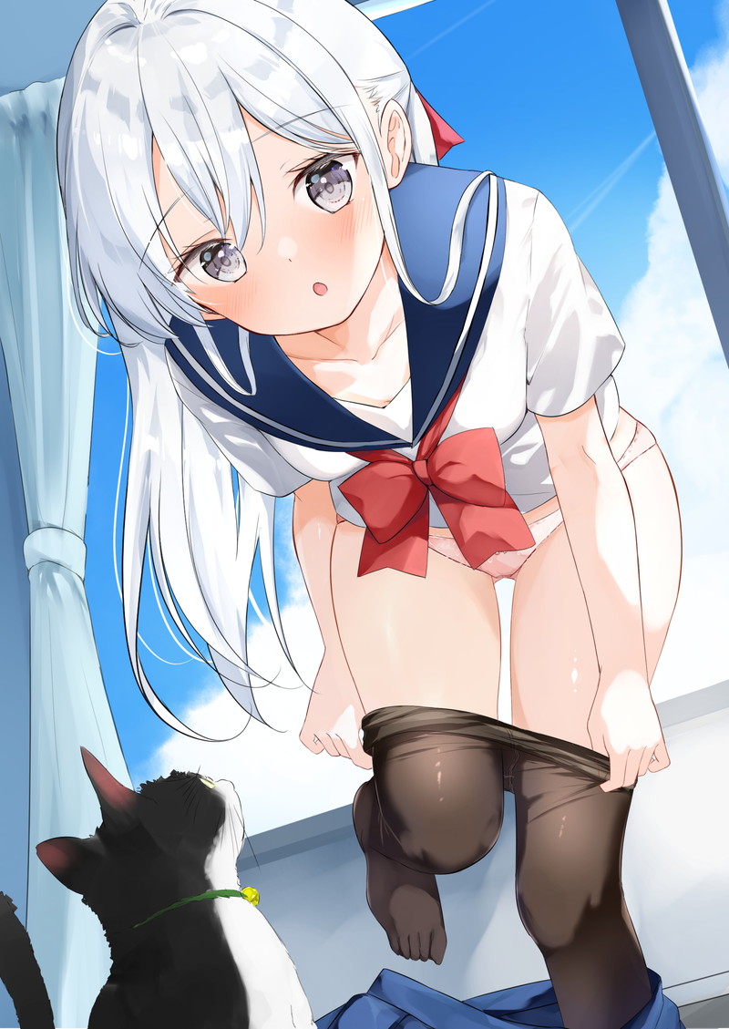 【二次】女の子が着替え中のエロ画像まとめ Part９