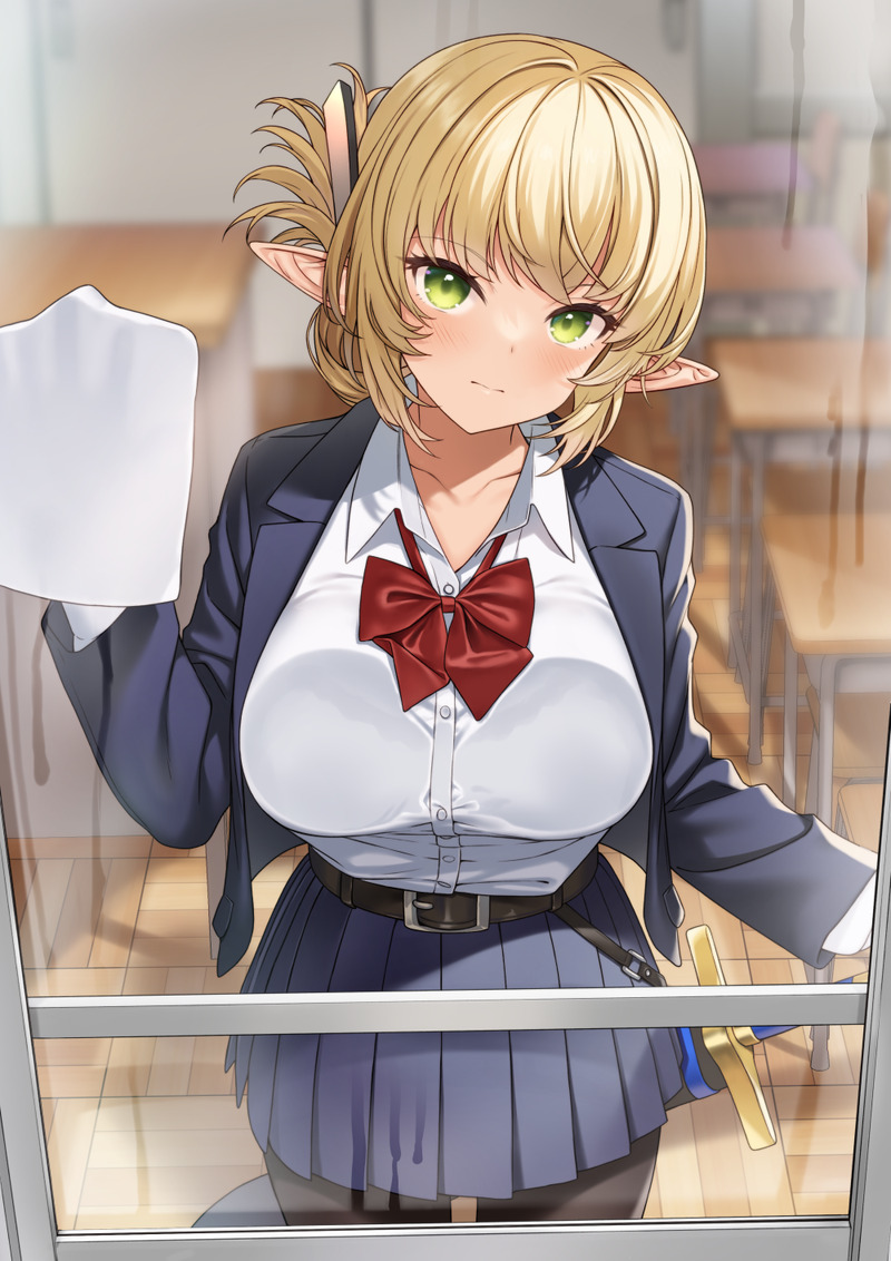 【二次】衣服に包まれた着衣おっぱいに興奮するエロ画像 Part２６