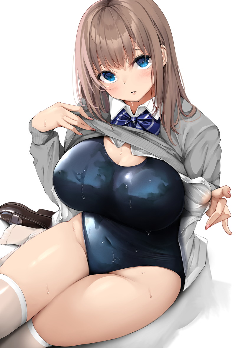【二次】衣服に包まれた着衣おっぱいに興奮するエロ画像 Part２６