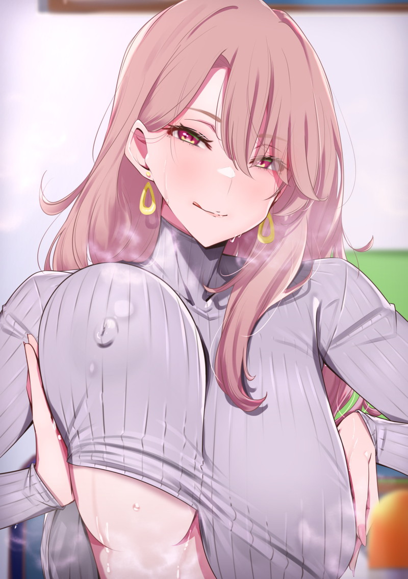 【二次】衣服に包まれた着衣おっぱいに興奮するエロ画像 Part２７