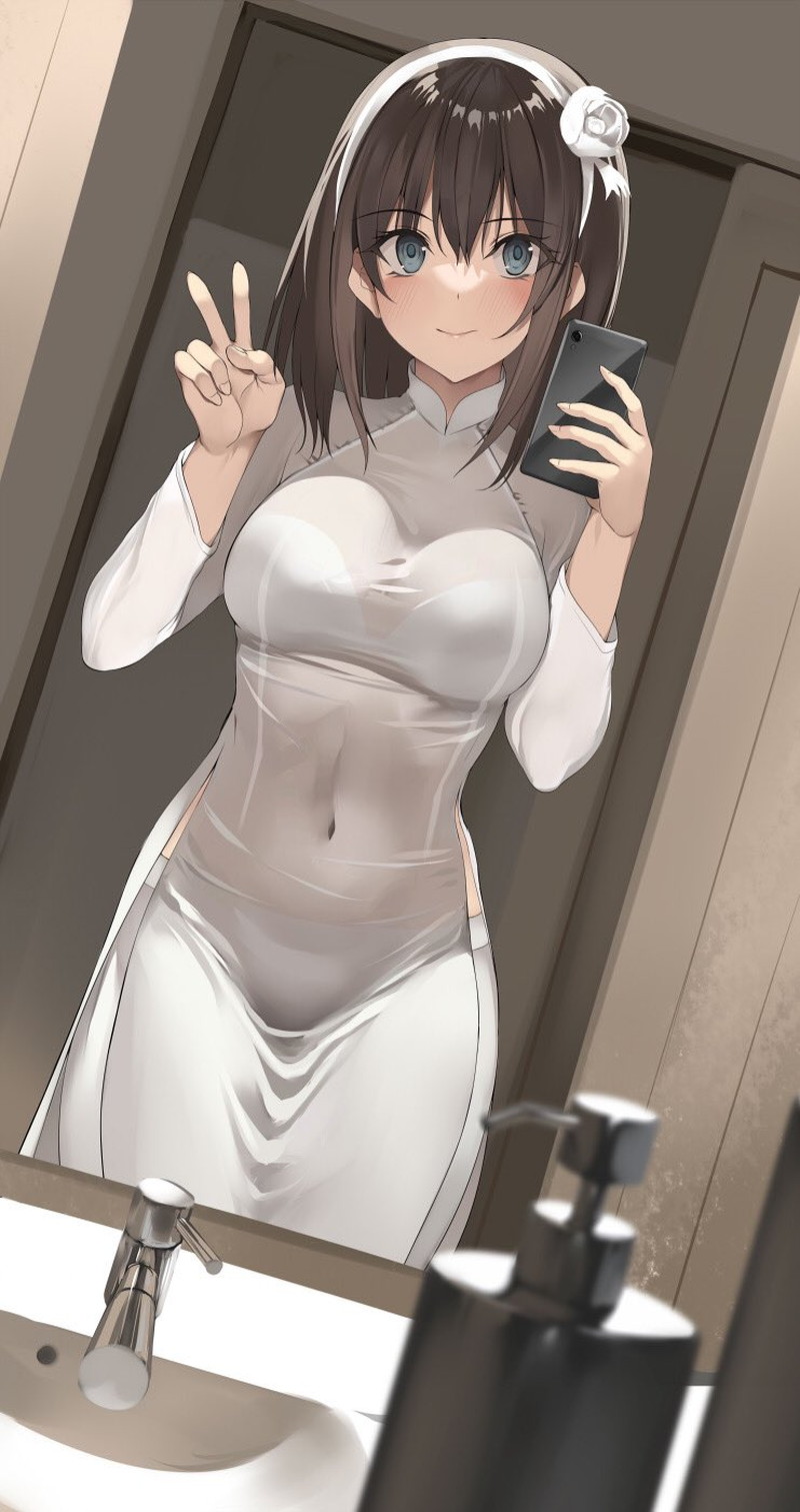 【二次】衣服に包まれた着衣おっぱいに興奮するエロ画像 Part２７