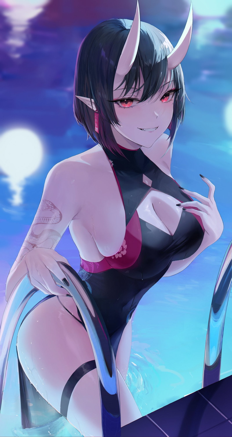 【二次】胸の谷間がエロい格好の女の子たちのエロ画像 Part１８