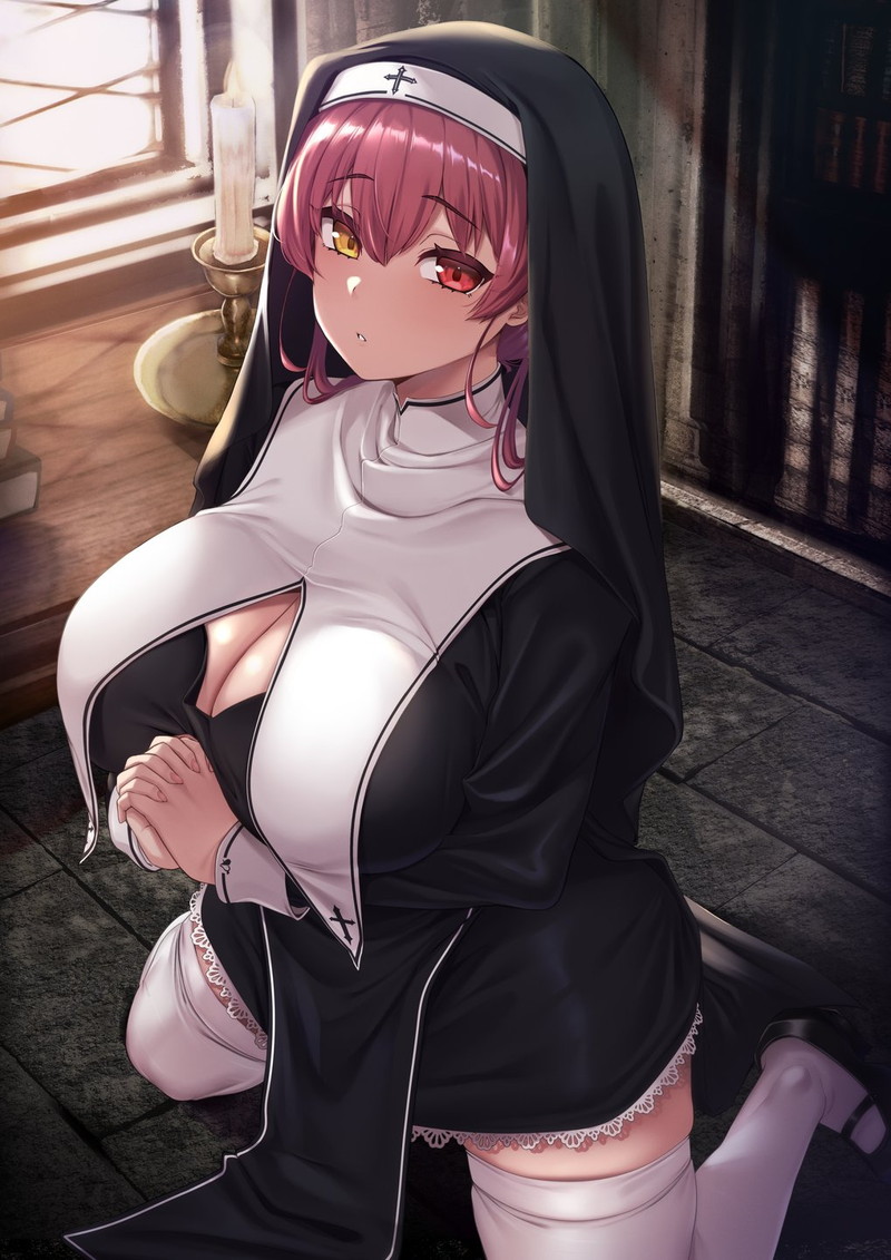 【二次】胸の谷間がエロい格好の女の子たちのエロ画像 Part１８
