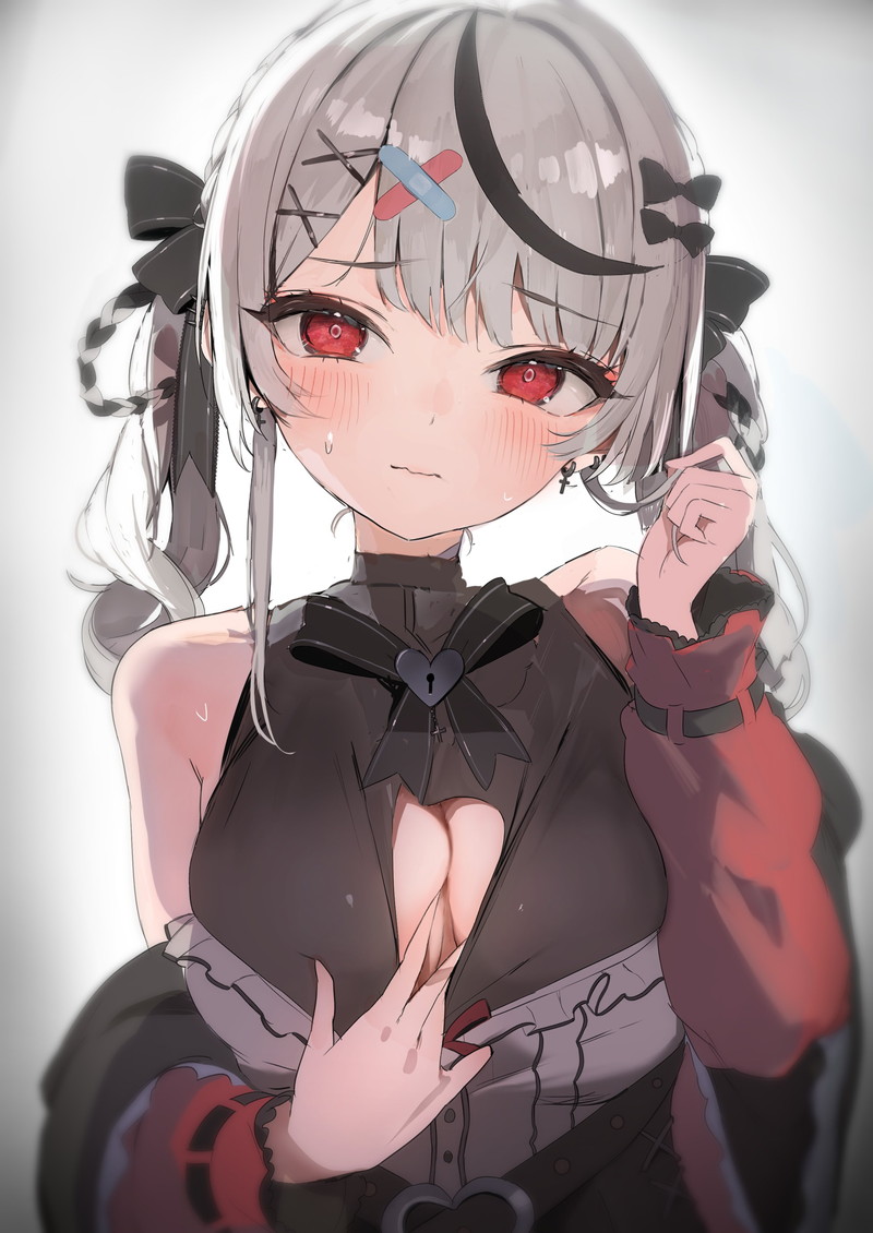 【二次】胸の谷間がエロい格好の女の子たちのエロ画像 Part１８