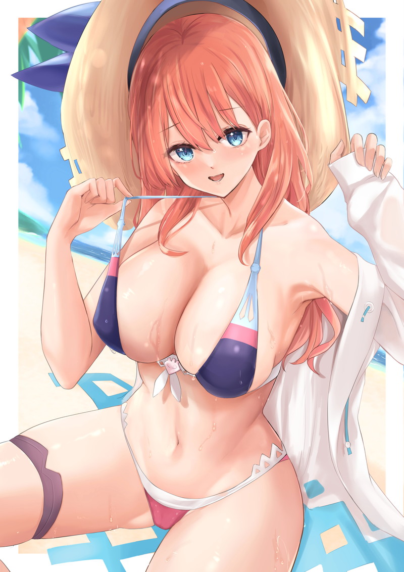 【二次】胸の谷間がエロい格好の女の子たちのエロ画像 Part１８
