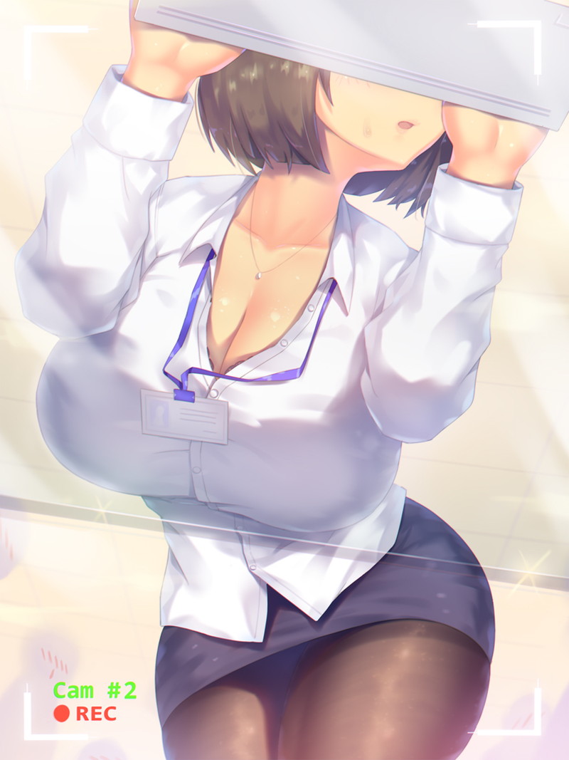 【二次】胸の谷間がエロい格好の女の子たちのエロ画像 Part１９