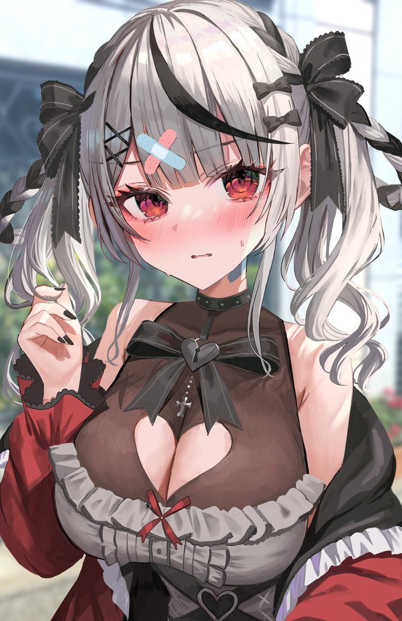 【二次】胸の谷間がエロい格好の女の子たちのエロ画像 Part１９