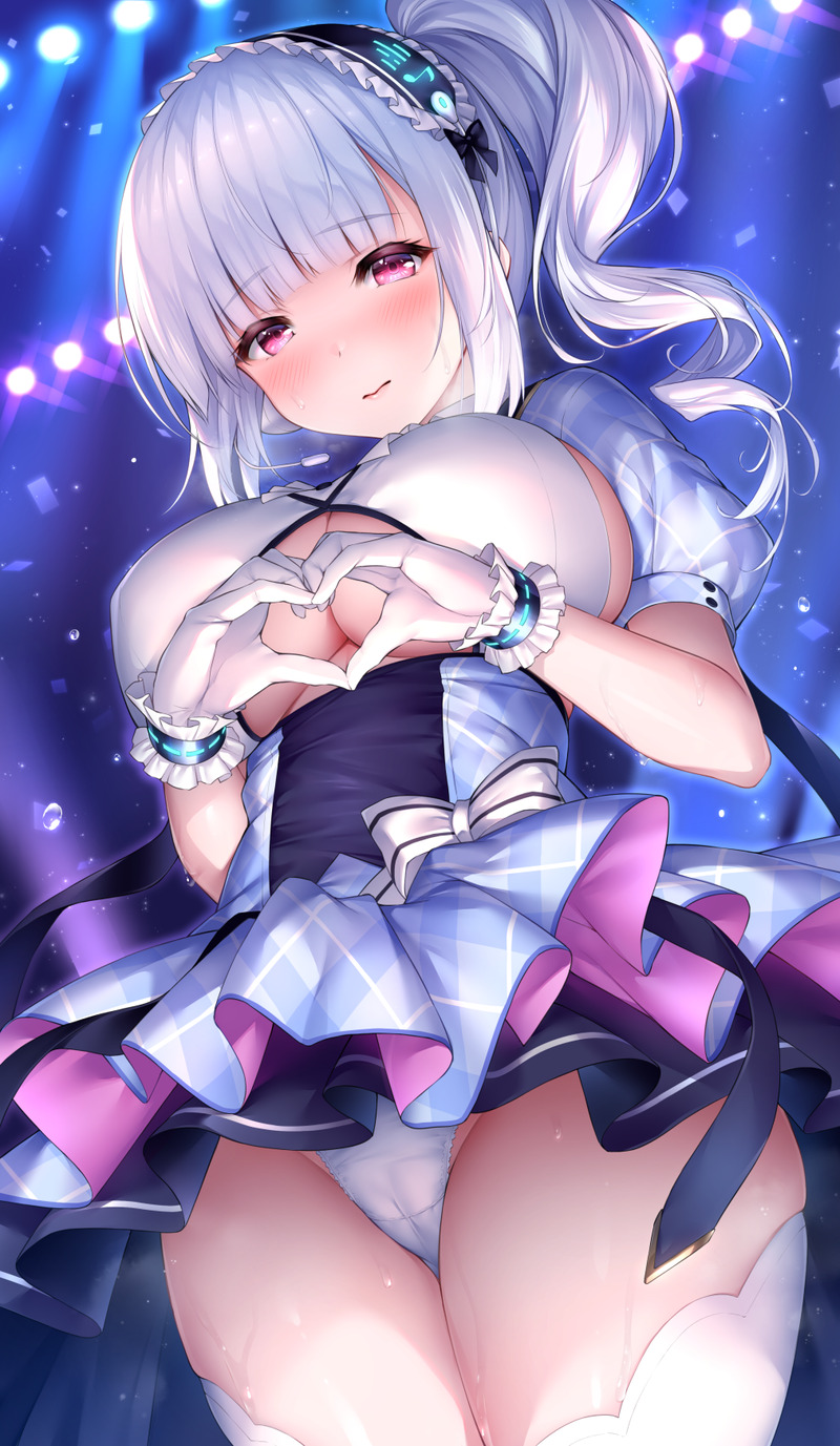 【二次】胸の谷間がエロい格好の女の子たちのエロ画像 Part１９