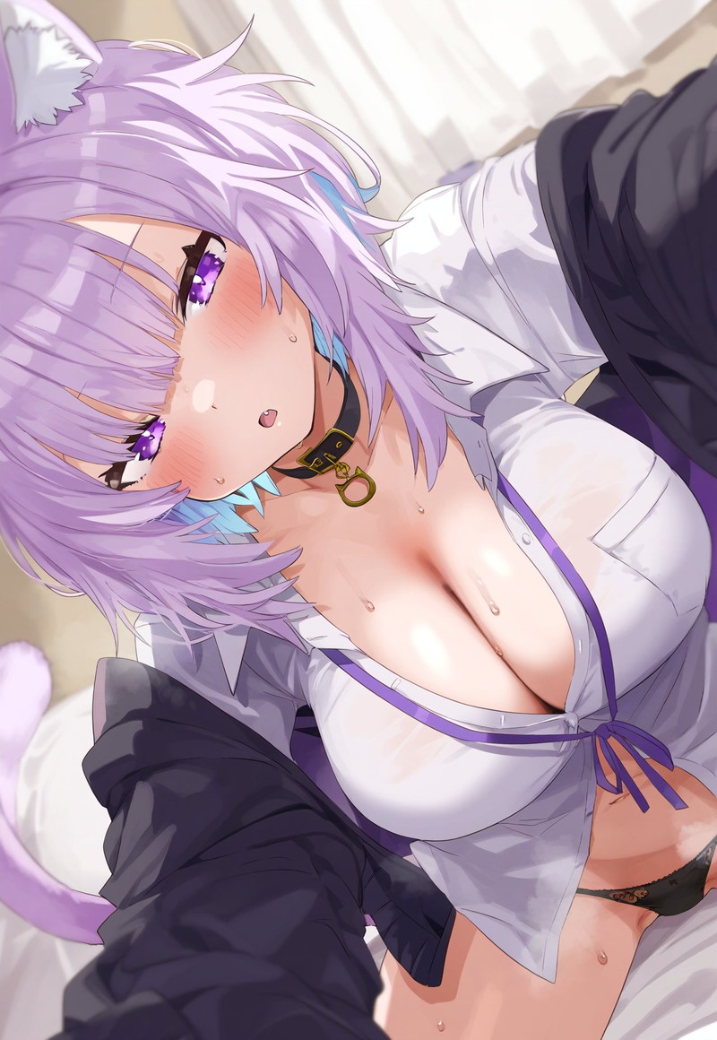 【二次】赤面、恥じらいエロ画像 Part１６２【まとめ】