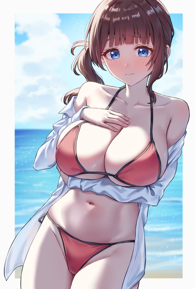 【二次】赤面、恥じらいエロ画像 Part１６３【まとめ】
