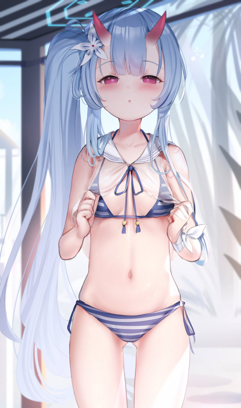 青い髪のキャラ、女の子の二次エロ画像 Part２５