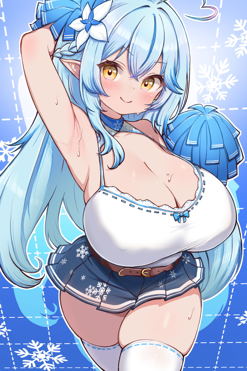 青い髪のキャラ、女の子の二次エロ画像 Part２５