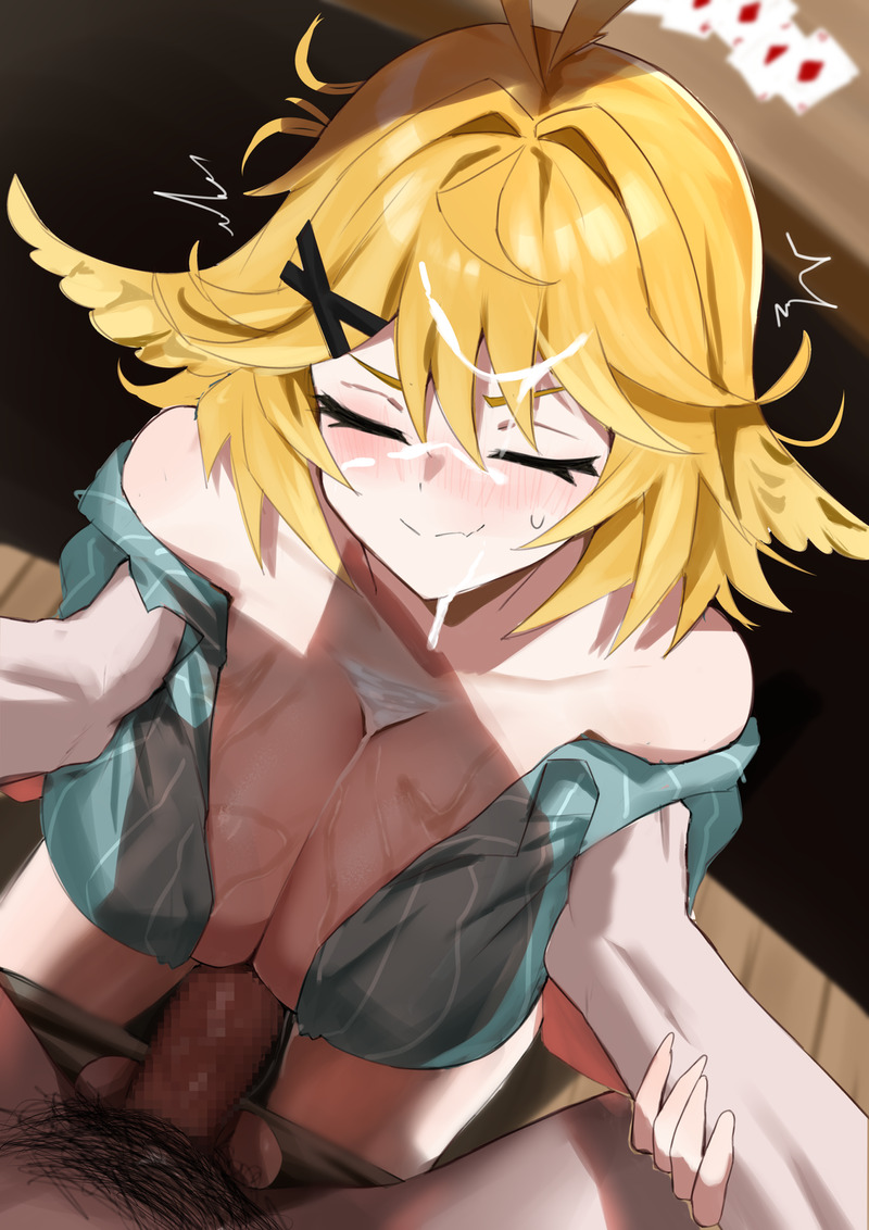 【二次】顔や身体がザーメンでドロドロになったぶっかけエロ画像 Part６