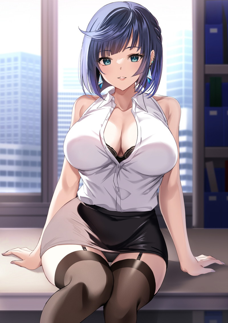 【二次】エッチなガーターベルトを付けた女子たちのエロ画像 Part９