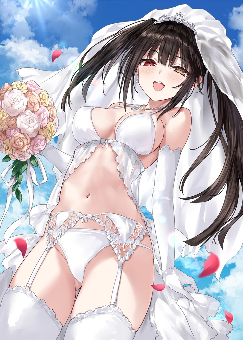 【二次】エッチなガーターベルトを付けた女子たちのエロ画像 Part９