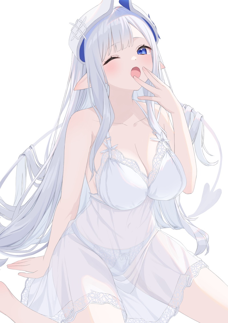 【二次】濡れ透けやスケスケな服を着た女の子のエロ画像 Part４４