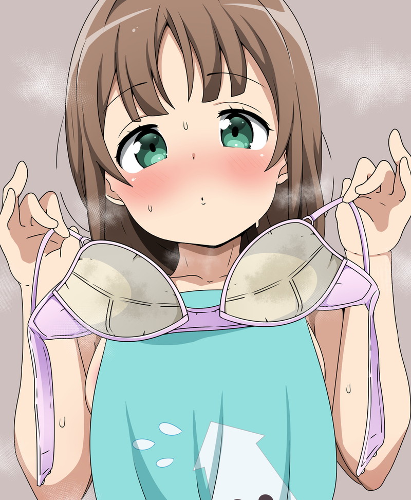 【二次】エッチで可愛いブラジャーを付けた女の子のエロ画像 Part７７