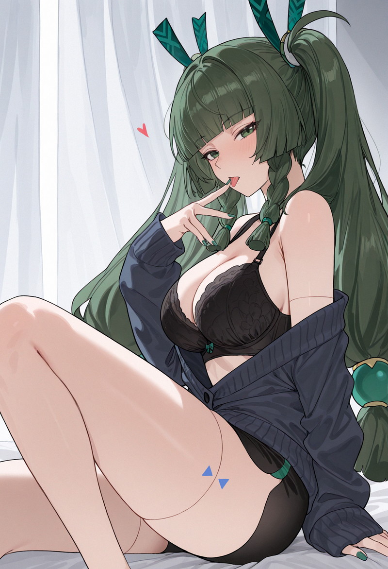 【二次】エッチで可愛いブラジャーを付けた女の子のエロ画像 Part７７