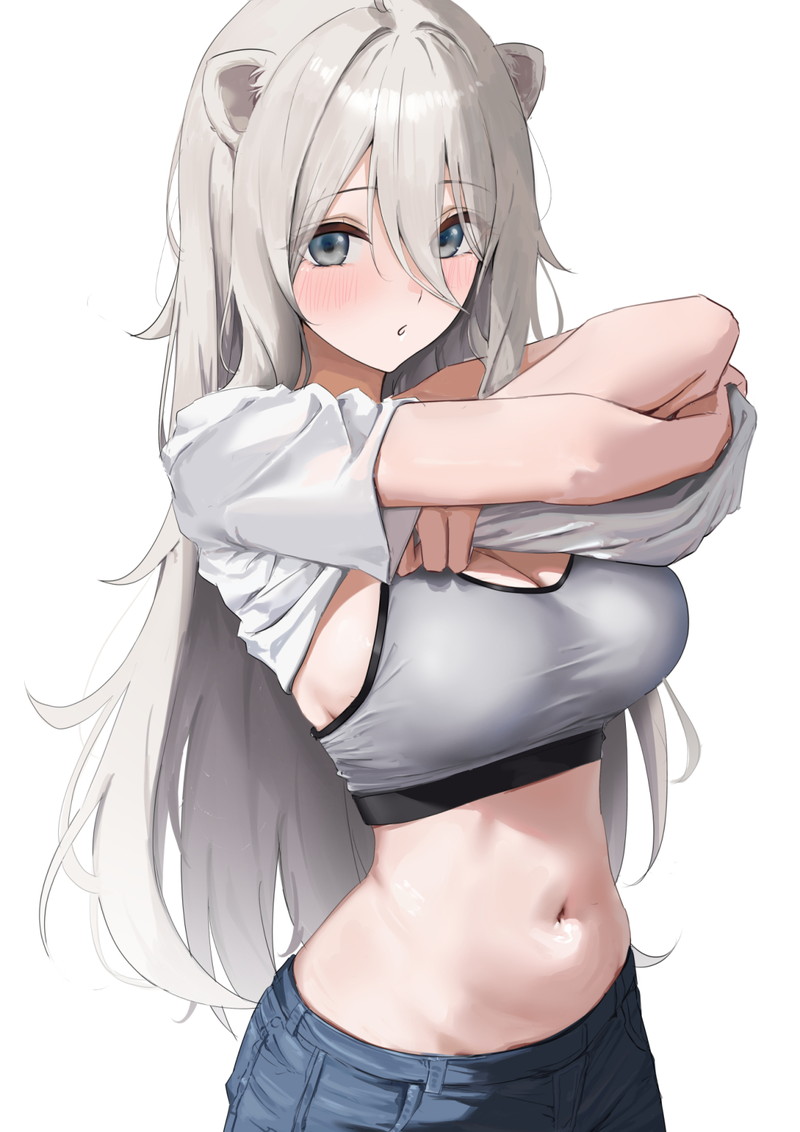 【二次】エッチで可愛いブラジャーを付けた女の子のエロ画像 Part７７