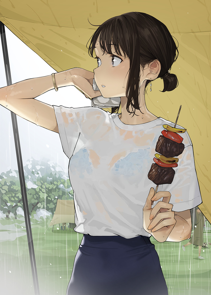 【二次】エッチで可愛いブラジャーを付けた女の子のエロ画像 Part７７