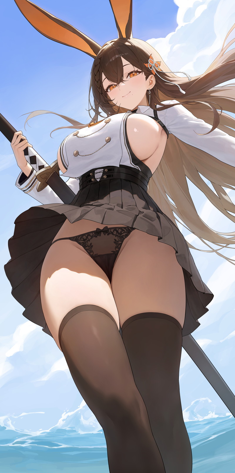 【二次】ローアングル、下から見上げているエロ画像 Part８５