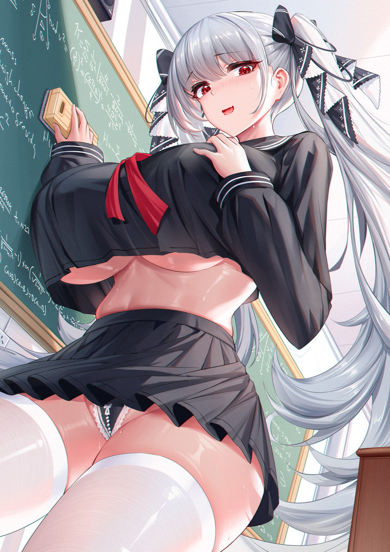【二次】おっぱいの重みが伝わりそうな下乳、乳袋画像 Part４８