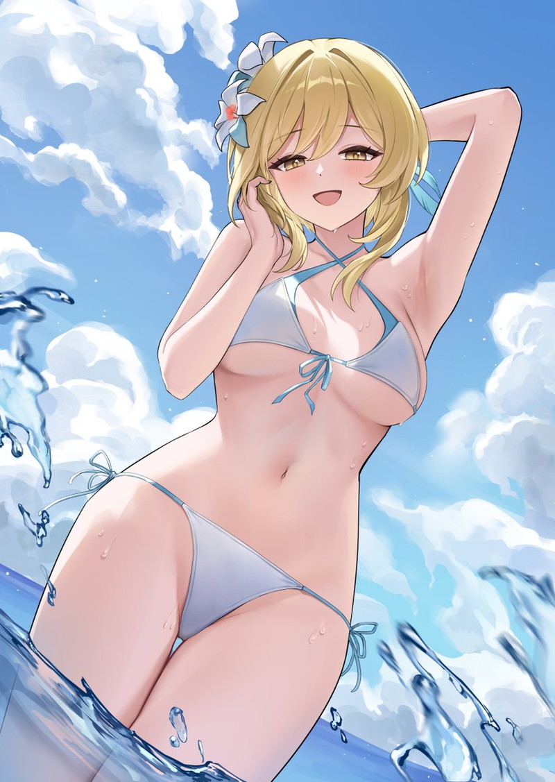 【二次】おっぱいの重みが伝わりそうな下乳、乳袋画像 Part４８