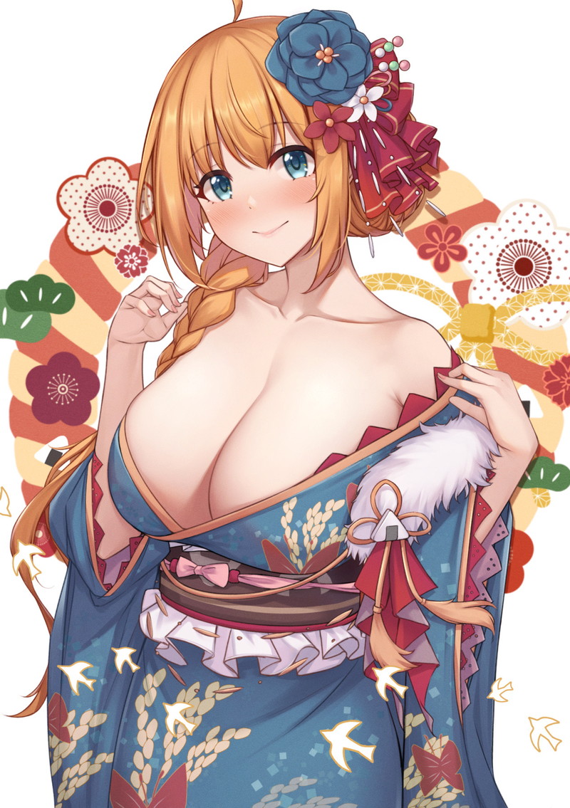 【二次】和服、着物、振り袖のエロ画像 Part３