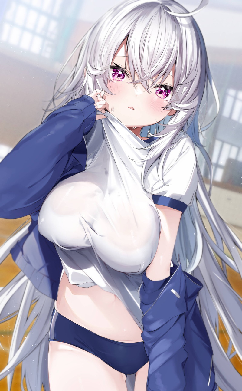 【二次】汗ばんだ肌や身体がエロい女の子の画像 Part３２