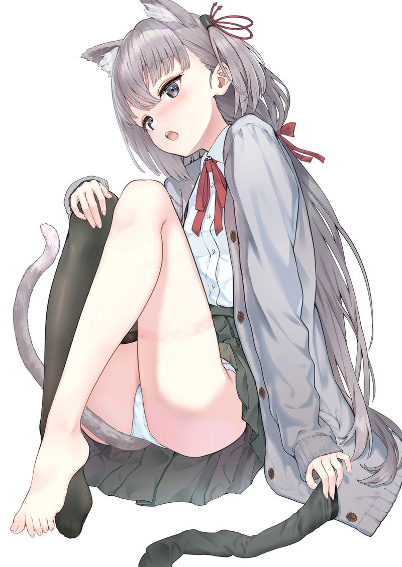 【二次】猫耳、狐耳などが生えたケモミミっ娘たちのエロ画像 Part１２７