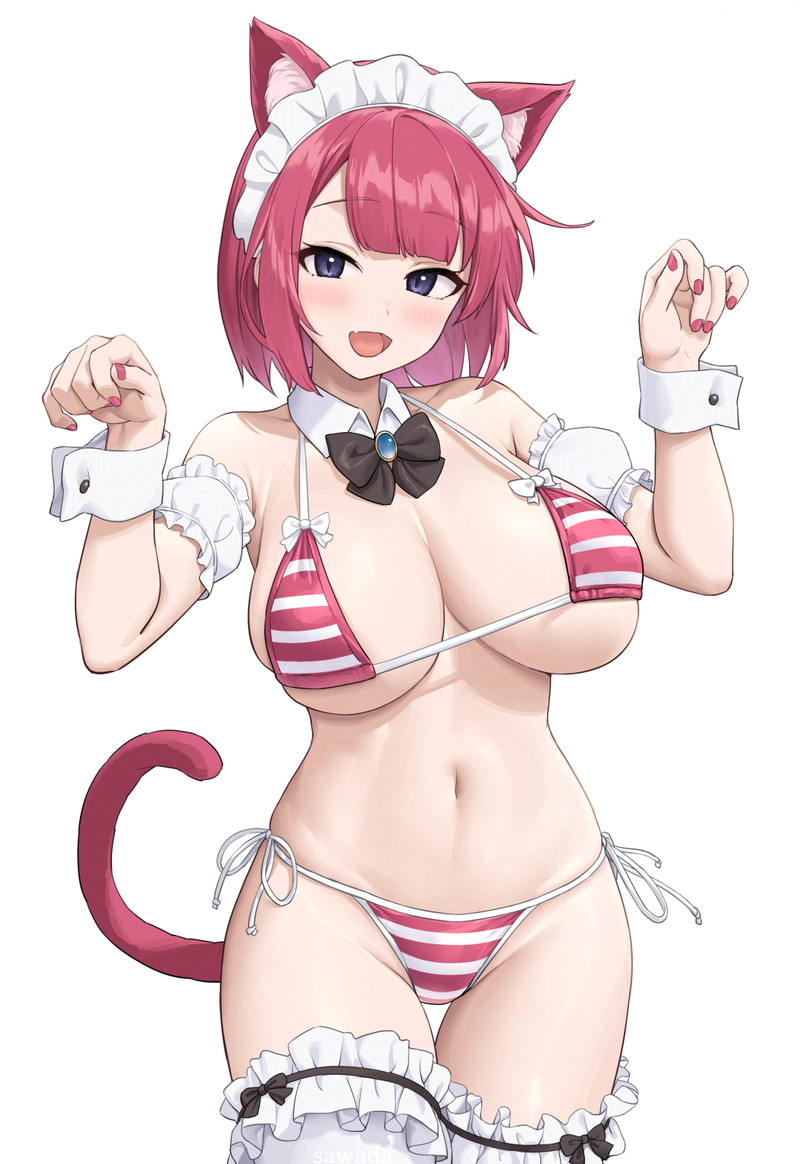 【二次】猫耳、狐耳などが生えたケモミミっ娘たちのエロ画像 Part１２７