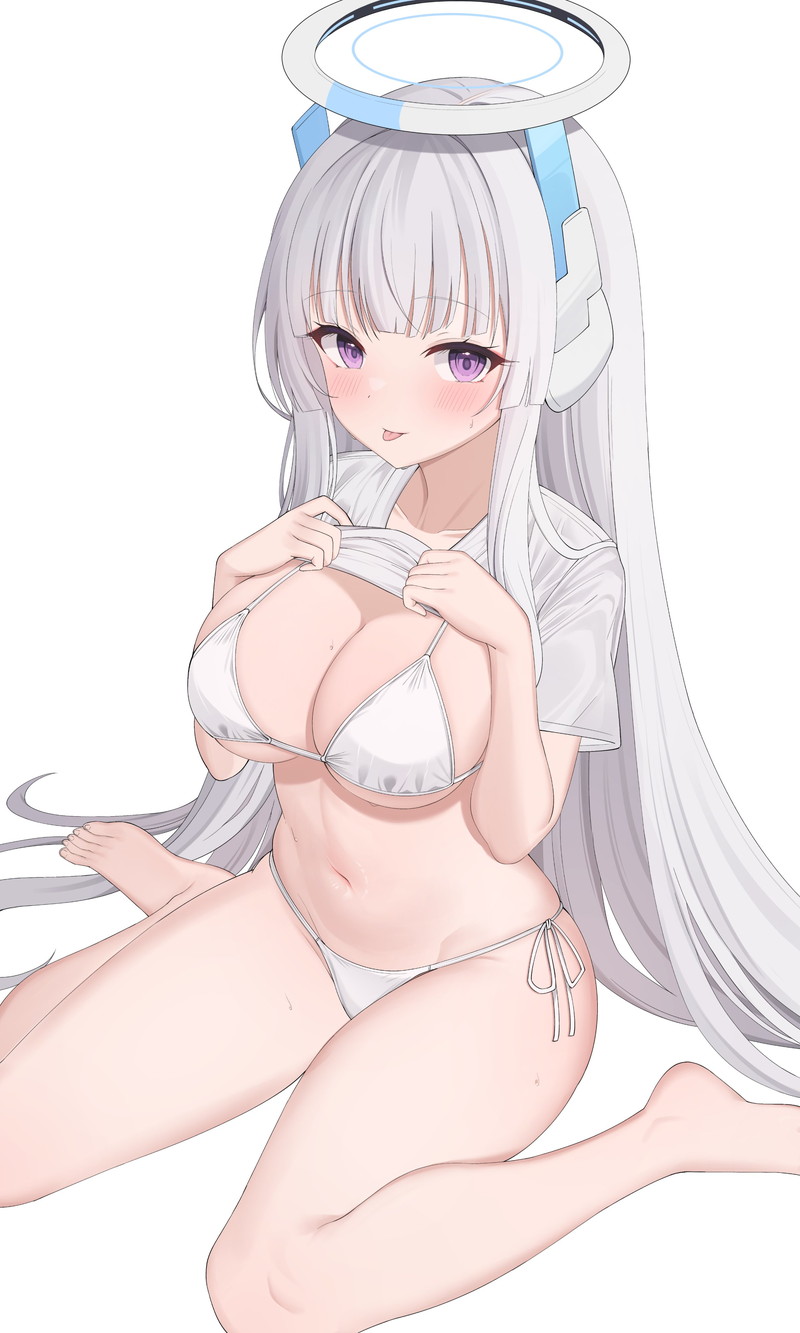【二次】白髪、銀髪の女の子のエロ画像 Part８３