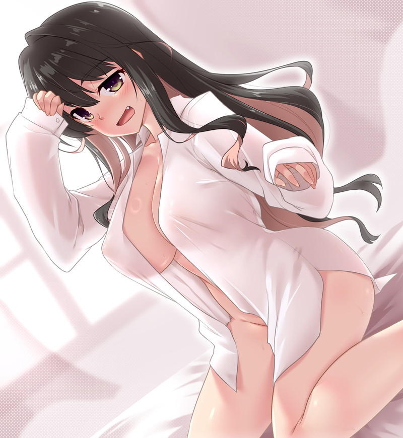 【二次】服や下着が脱げかかっている女の子たちのエロ画像 Part４１