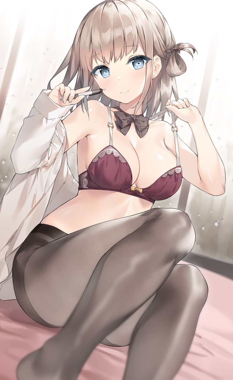 【二次】服や下着が脱げかかっている女の子たちのエロ画像 Part４２