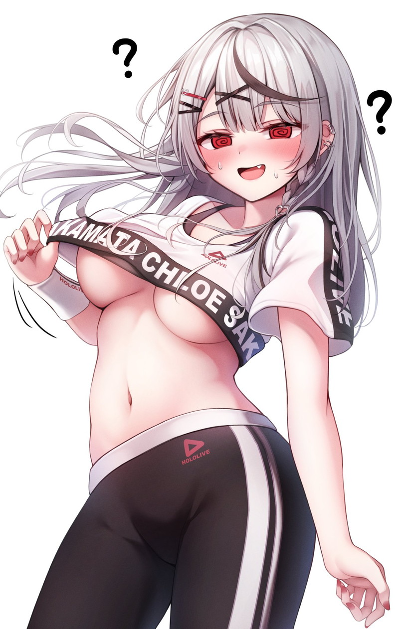 【二次】服や下着が脱げかかっている女の子たちのエロ画像 Part４３