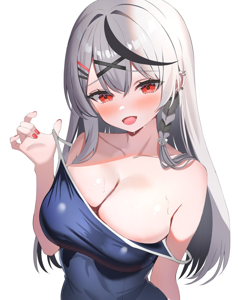 【二次】服や下着が脱げかかっている女の子たちのエロ画像 Part４３