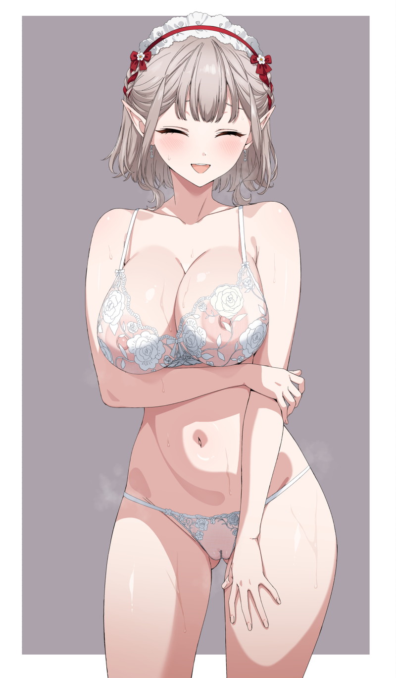 【二次】赤面、恥じらいエロ画像 Part１６８【まとめ】