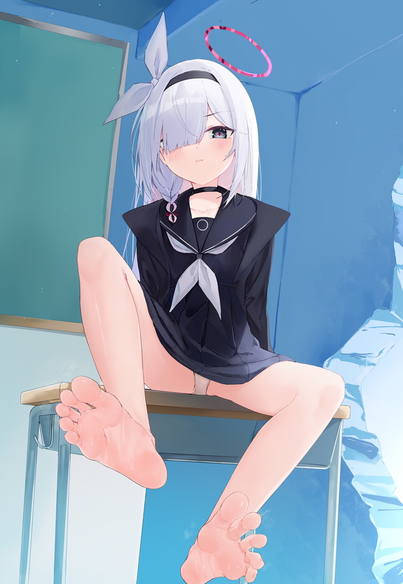 【二次】裸足や靴下を履いた足裏フェチ画像 Part７
