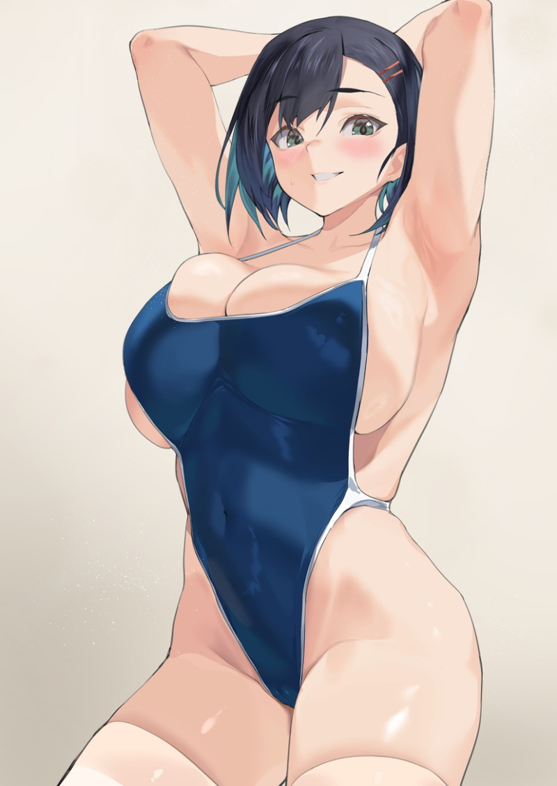 【二次】オマンコがギリギリ見えない鼠径部エロ画像 Part６