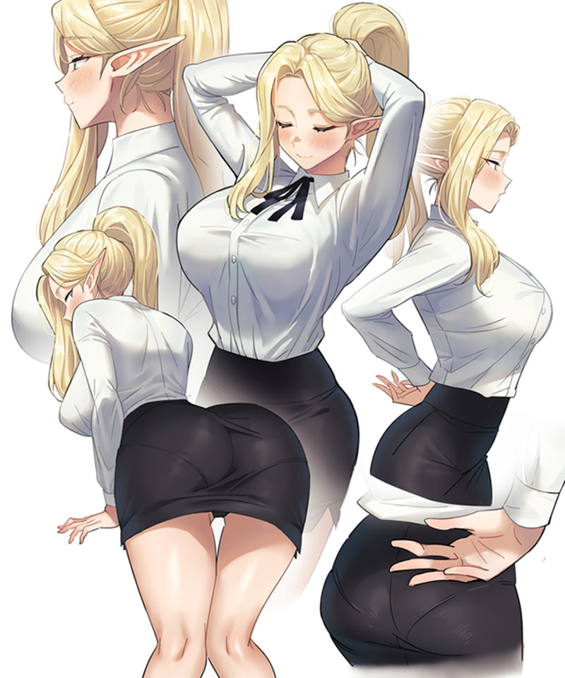 【二次】色々なエロいお尻画像のまとめ Part６４