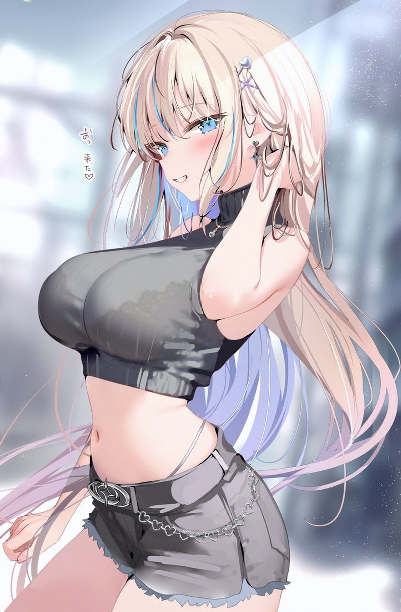 【二次】濡れ透けやスケスケな服を着た女の子のエロ画像 Part４５