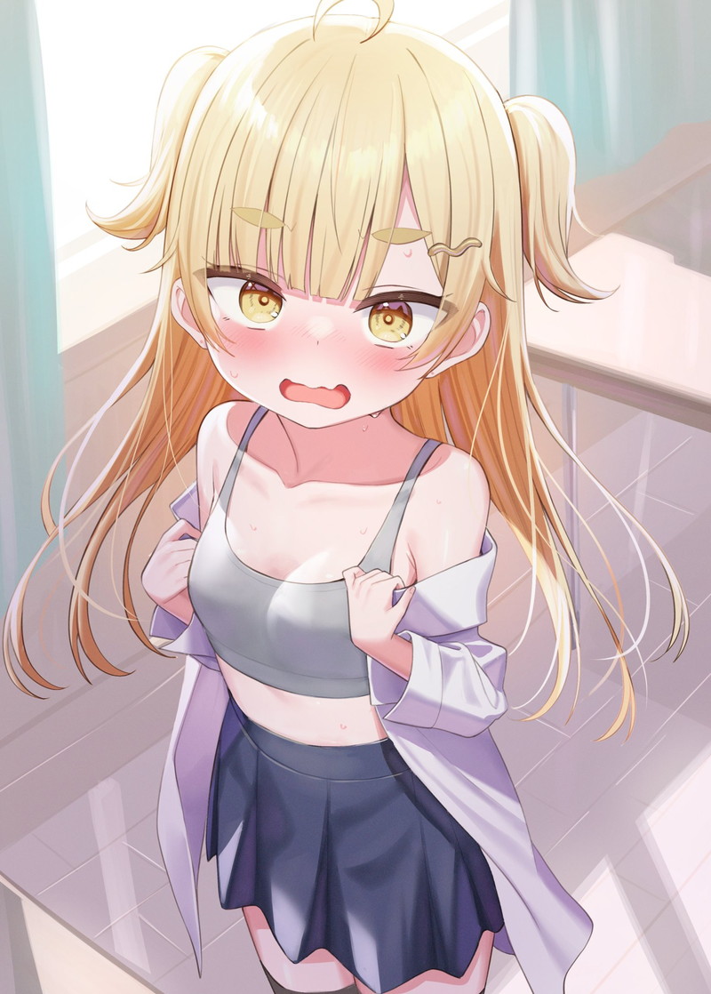 【二次】エッチで可愛いブラジャーを付けた女の子のエロ画像 Part７８
