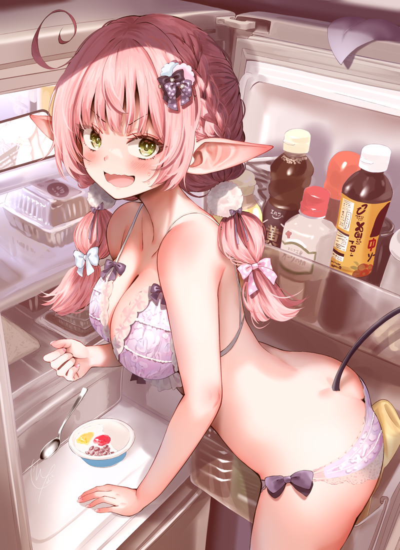 【二次】エッチで可愛いブラジャーを付けた女の子のエロ画像 Part７８