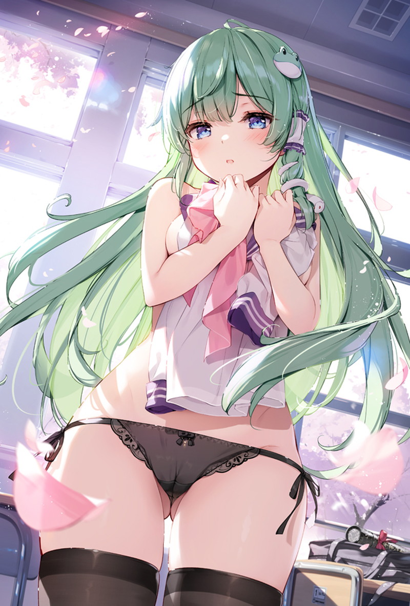 【二次】マンスジかくっきり浮き出たコスエロ画像 Part５
